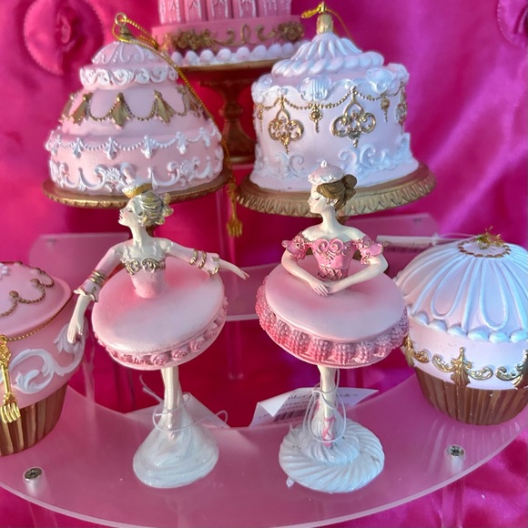 Pink Christmas Cake Ladies Dancing - Picture 5 of 10